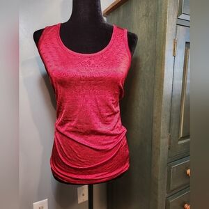 BKE - Women's Sleeveless Scoop Neck Tank Top - Red